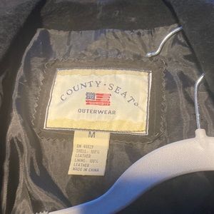 Leather black jacket